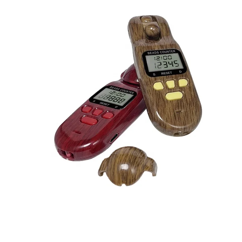 Johold Rechargeable counter read count Bead electronic counter dial bead bearing LED light with time ring count