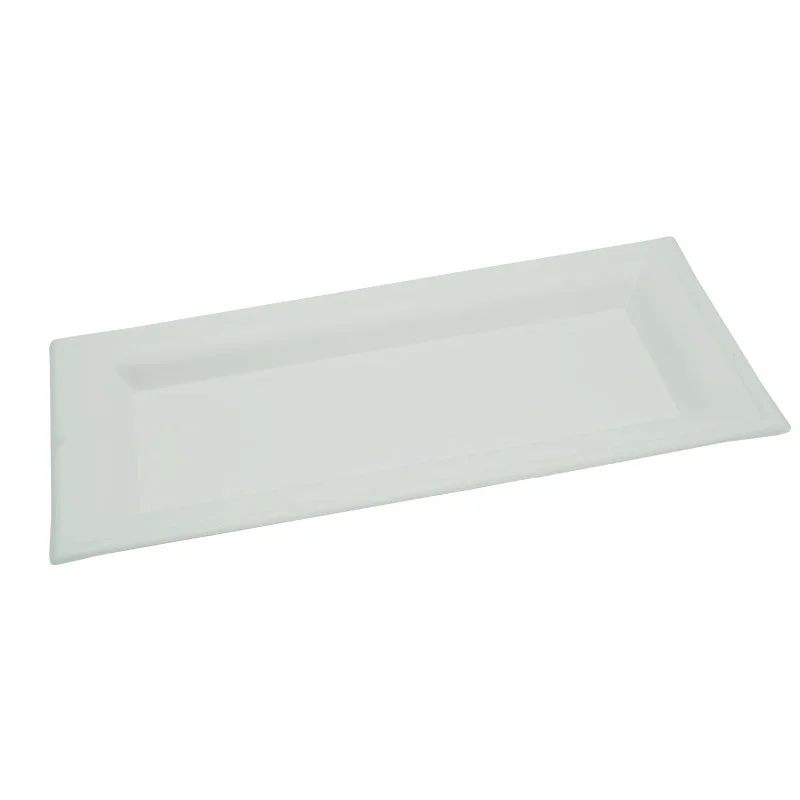 
new arrival Disposable Bagasse Compostable Biodegradable Oval plates Tableware 