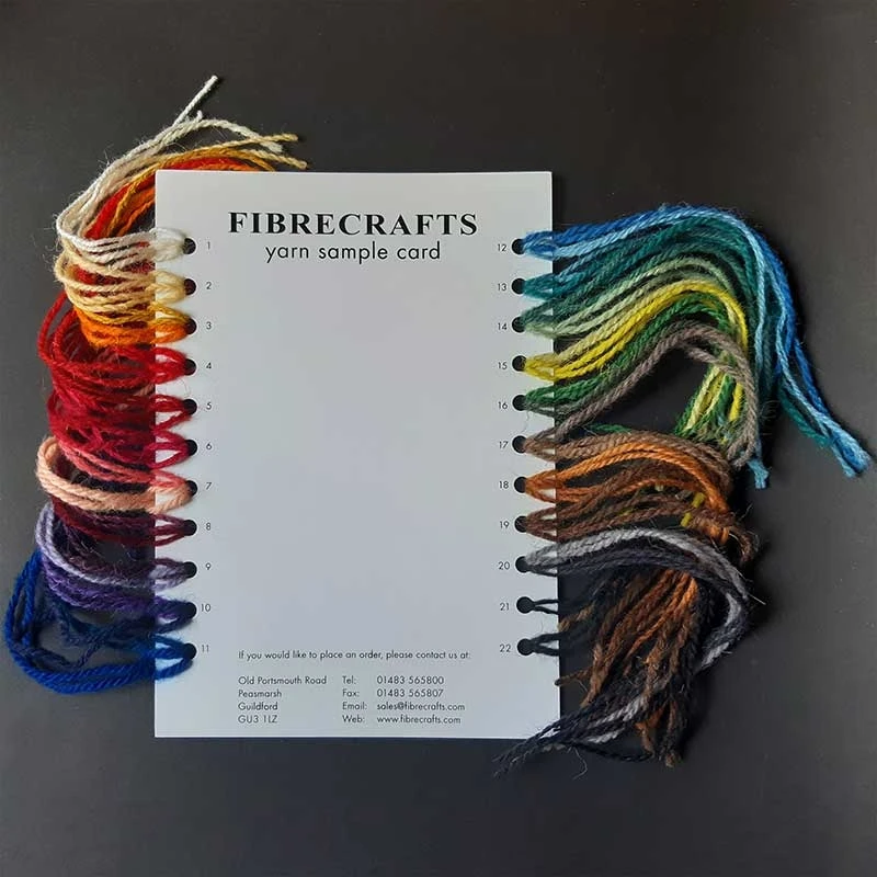 Collection Yarn  mixing swatch book, Yarn thread swatch folder, Yarn displayed sample book
