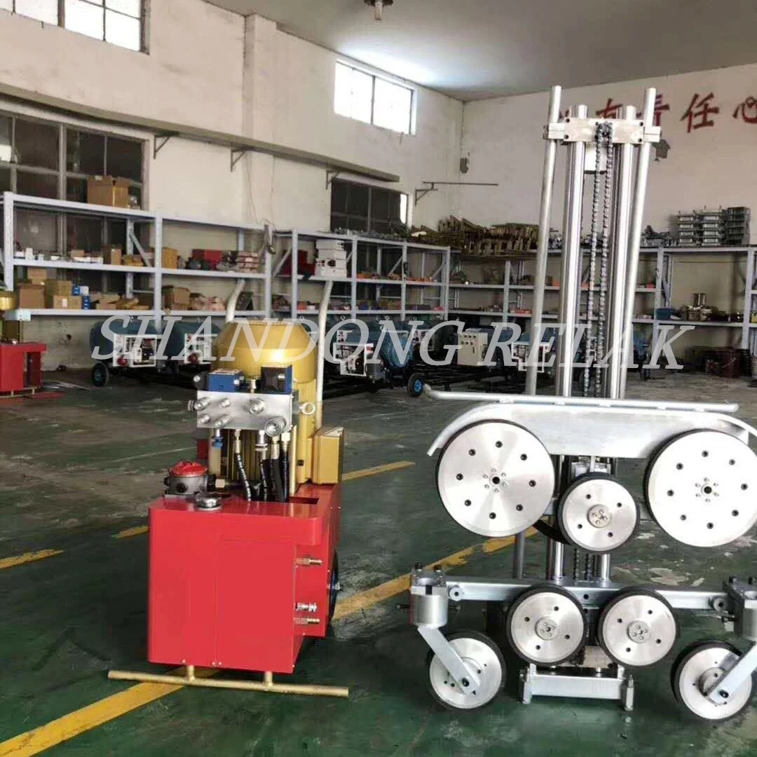 Электрический двигатель бетонная гидравлическая алмазная проволока гранитный мост Проволочная веревочная пила режущая машина