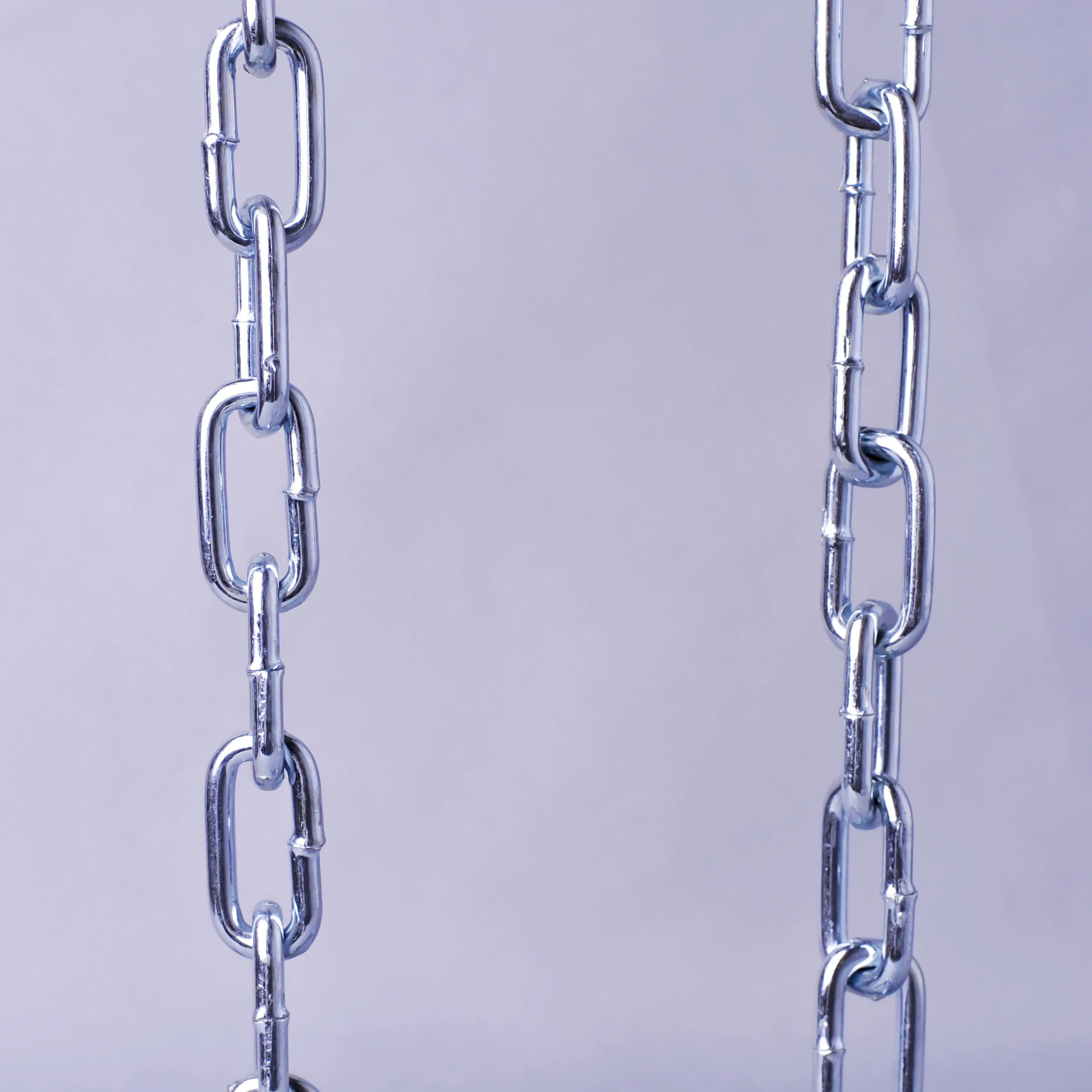 Q235/Q195 Galvanized Steel Long Link Chain 8mm Size Zinc Finish DIN5685C Alloy Structure Welded Chain