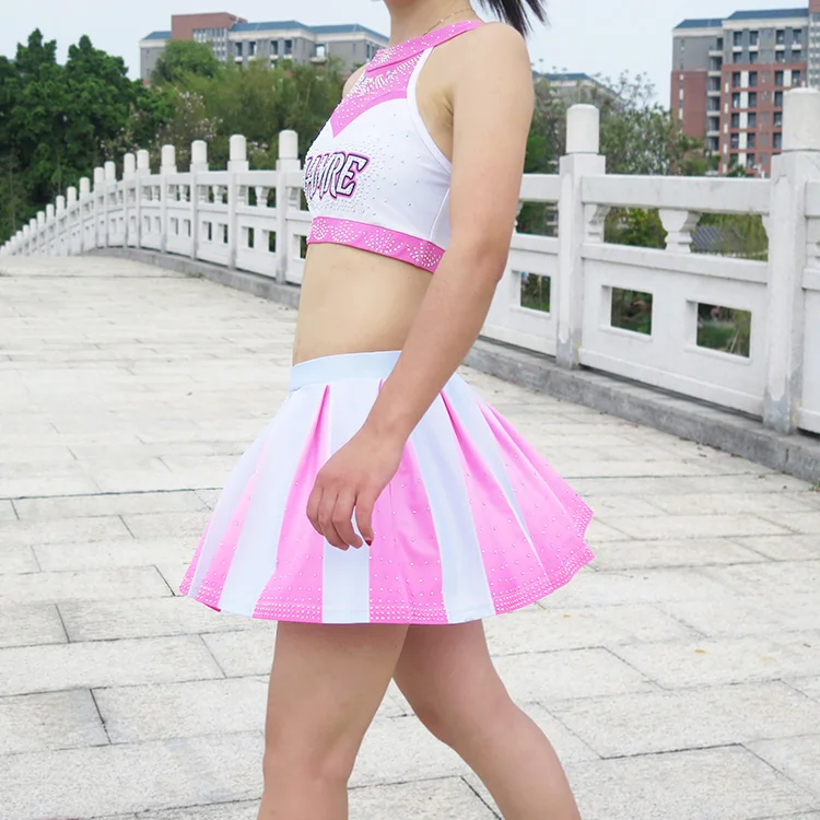 
Hot sale custom printing cheerleading uniforms, sexy girl cheerleading uniforms 