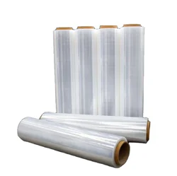 OEM pallet Stretch Wrap transparent pallet pe cast Stretch Film Shrink Wrap strech film pallet wrapping machine stretch film