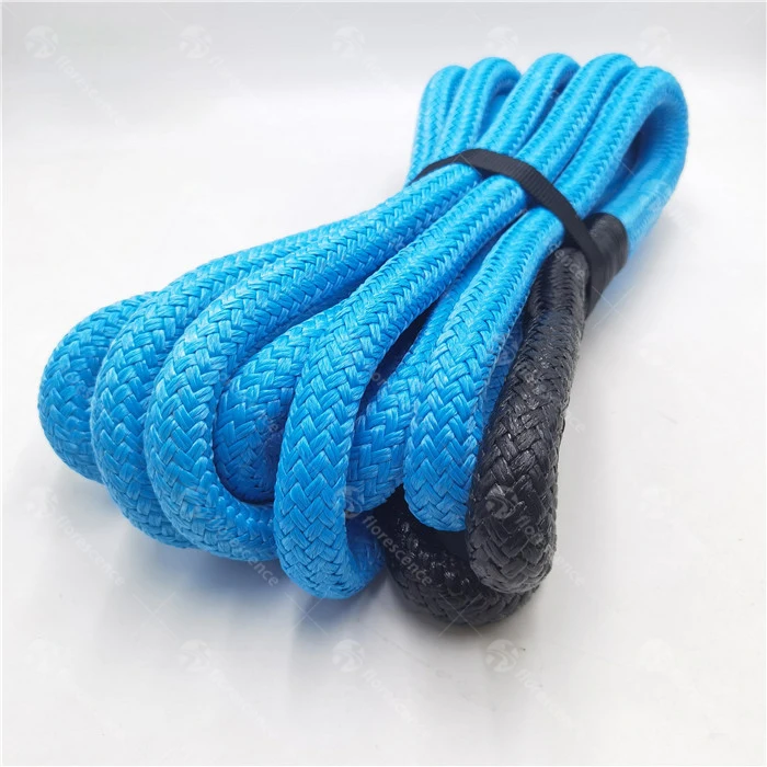 50 meter 2 inch elastic outdoor emergency heavy duty off road car energy kinetic recovery  1 1/2 nylon tow rope for car tools