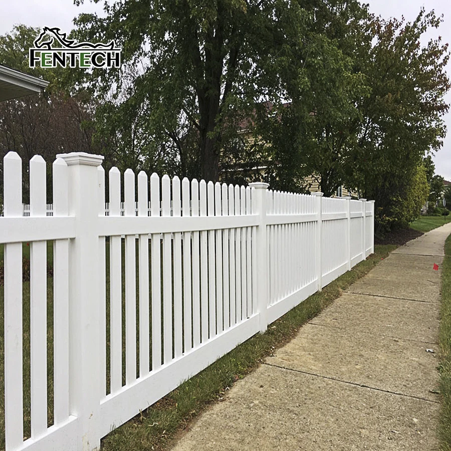 Traditional White Cheap Vinyl/Pvc/Plastic Picket Fence Gate