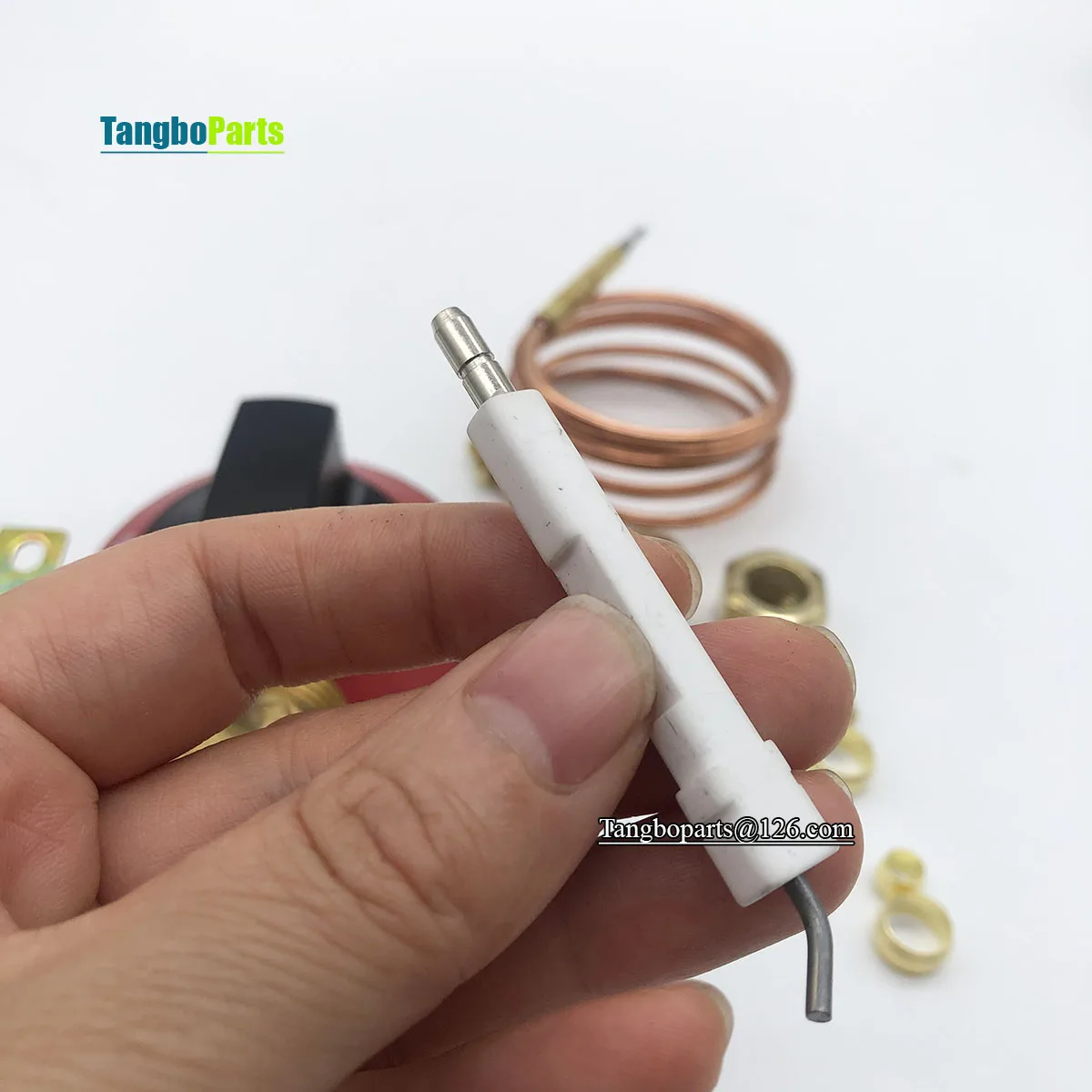 LPG NG Gas Flameout Protection Gas Safety Valve With Pilot Burner Thermocouple For Gas Stove Burner Cooker