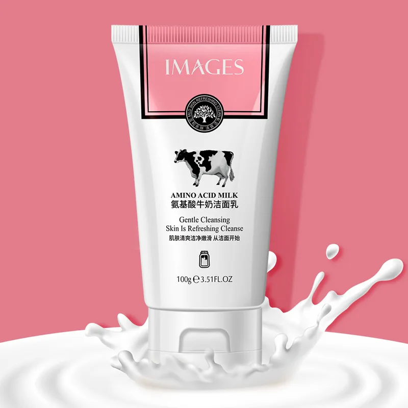 100ghot sale face anti spot milk deep whitening facial cleanser enriched with 5 hyaluronic acid types