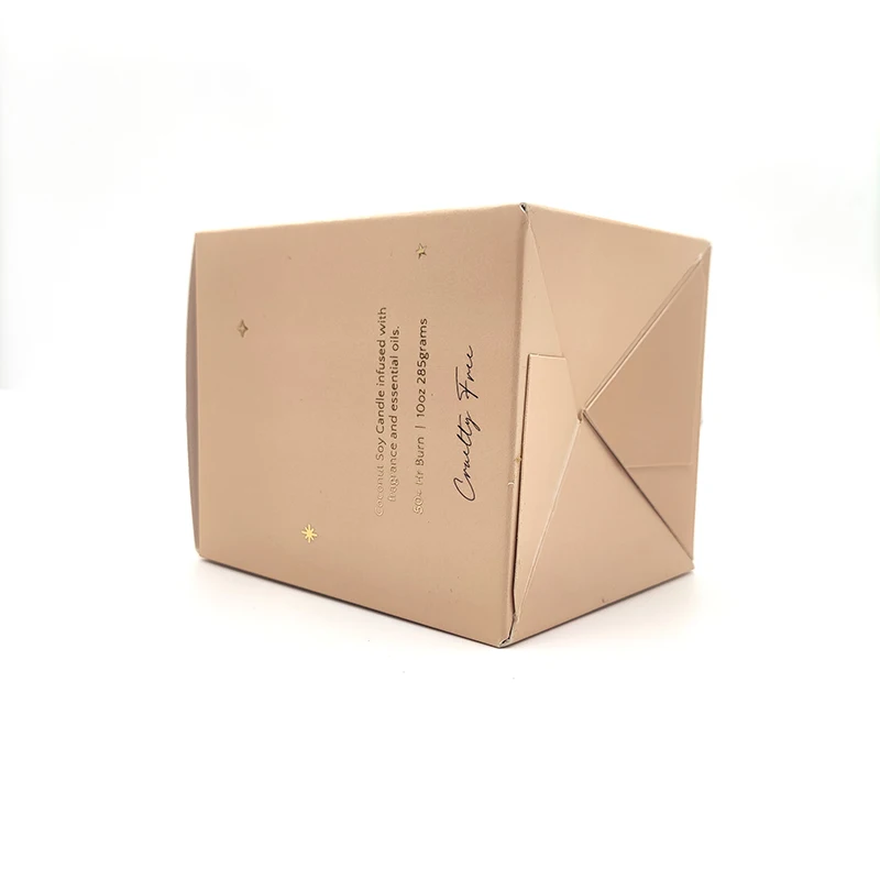 Wholesale Luxury Custom Candle Gift Box Holographic Packaging With Insert
