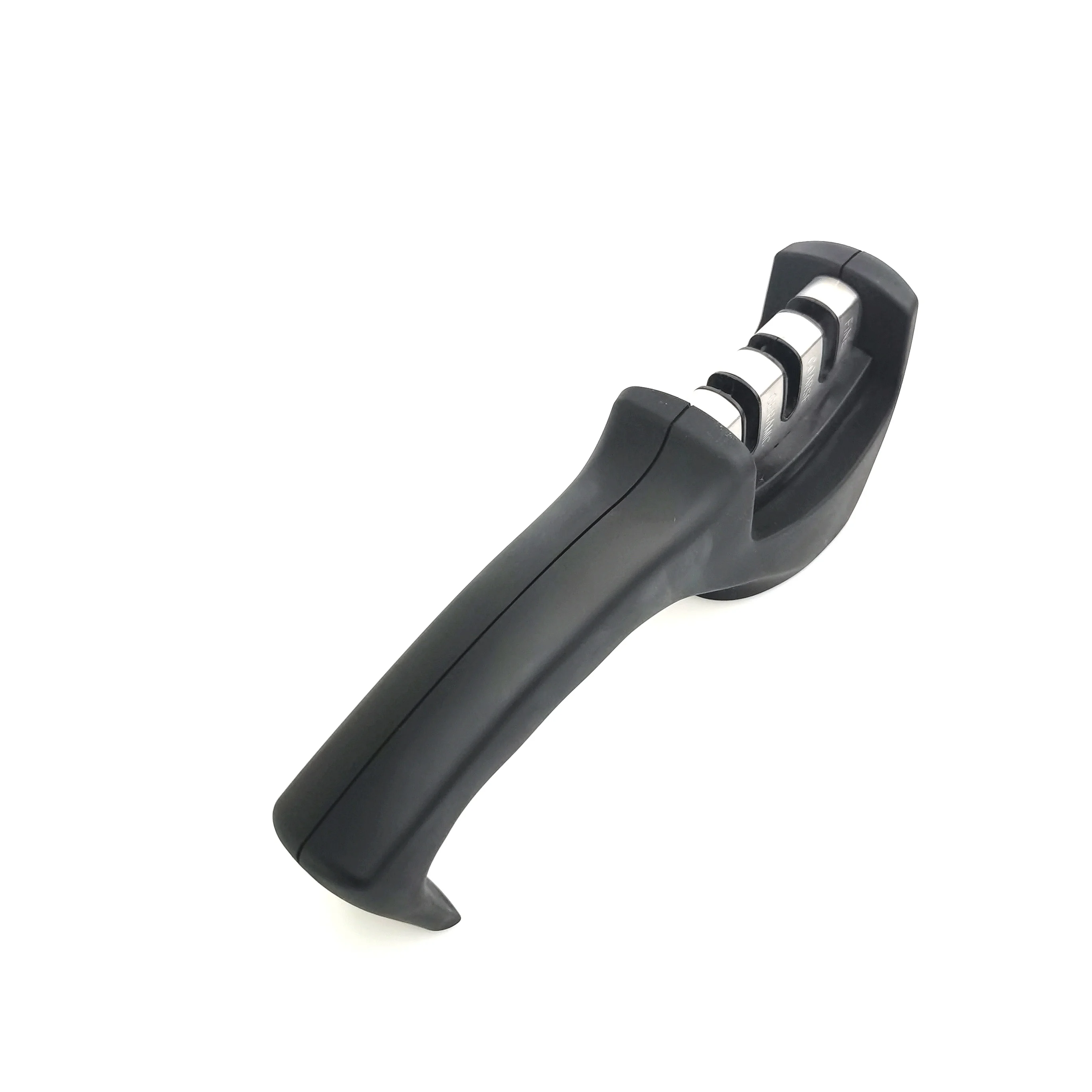 Best selling kitchen multi-function working sharp knife tool stainless steel three-head sharpener