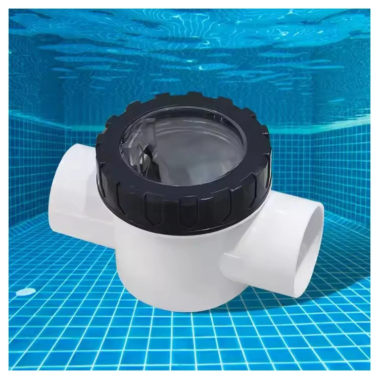 High Quality 1.5'/2' ABS Material Swimming Pool Connector Check Valve One Way Flow Valve-Accessories for Ice Bathtub Wholesale