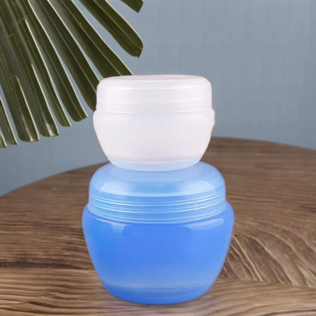 20g Leakproof Refillable Cosmetics Makeup Jars with Lids for Cream Gel Paste Plastic Small Travel Containers for Toiletries