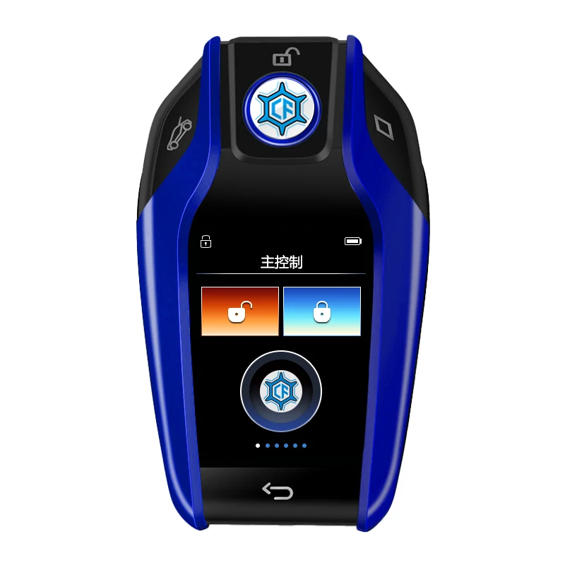 Автомобильная сигнализация OBD PKE универсальный сенсорный экран с дистанционным управлением ЖК-дисплеем