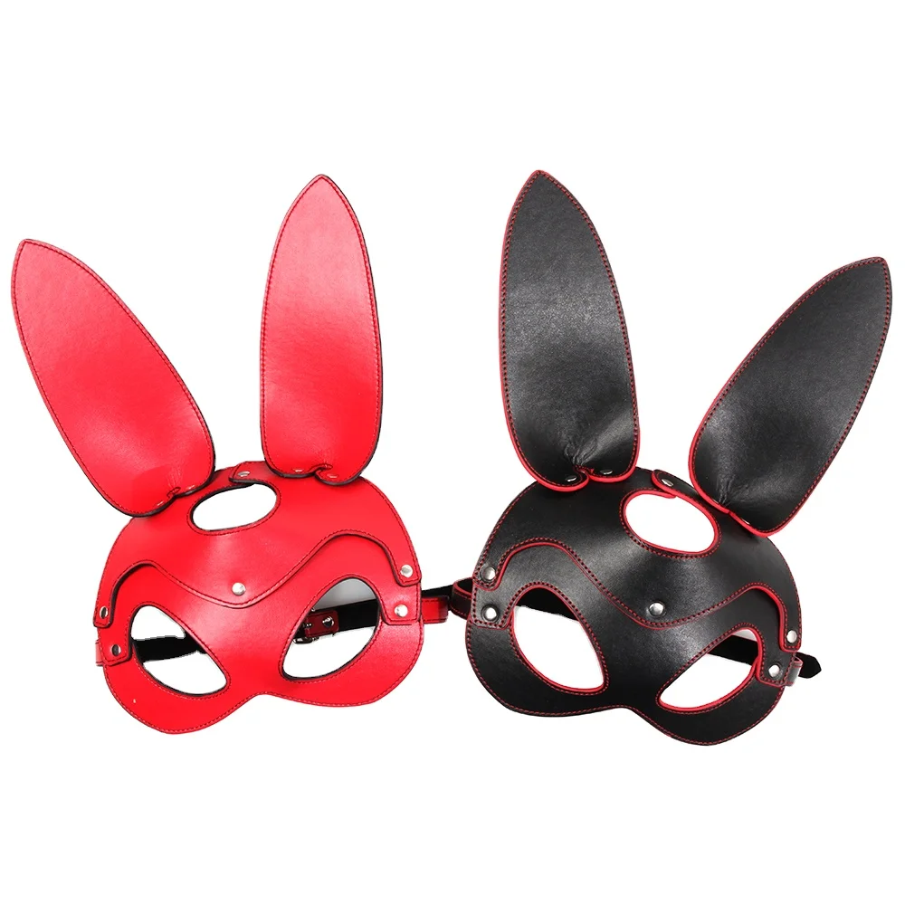 BDSM Halloween Sexy Bunny Girl Blinder Cosplay Rabbit Ears eye patch Nightclub Blindfold Costume Accessories