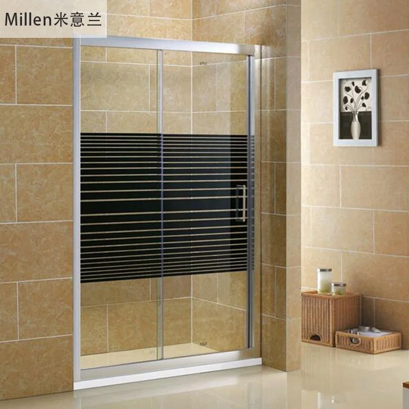 High Quality Chinese Hotel Home Bathroom Sliding Tempered Glass Shower Door With Modern Design Style