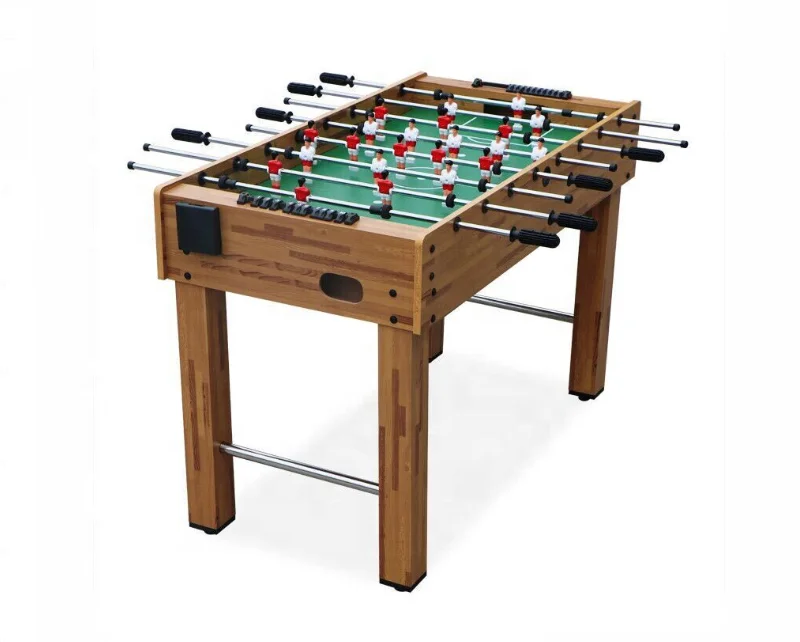 top selling 4ft classic square foots design soccer table wood colour foosball table football