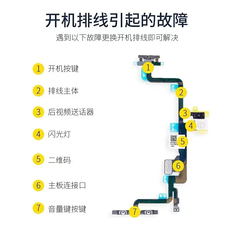 Mobile phone home Key button flex cable For iPhone and Samung Charing Port assembly