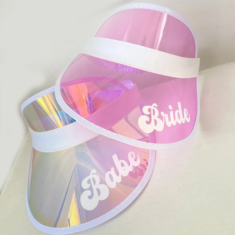 New Personalized Bride Visor Bachelorette Visors Bachelorette Party Sun Visors