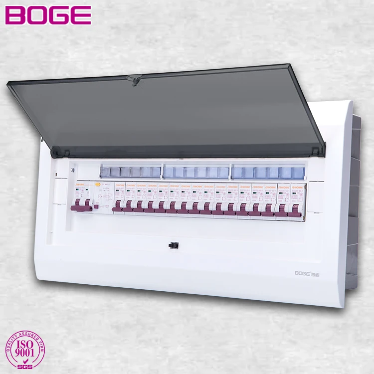 7 10 13 16 20 26 32 40 ways 12 pole switchboard plastic electrical power mcb distribution box