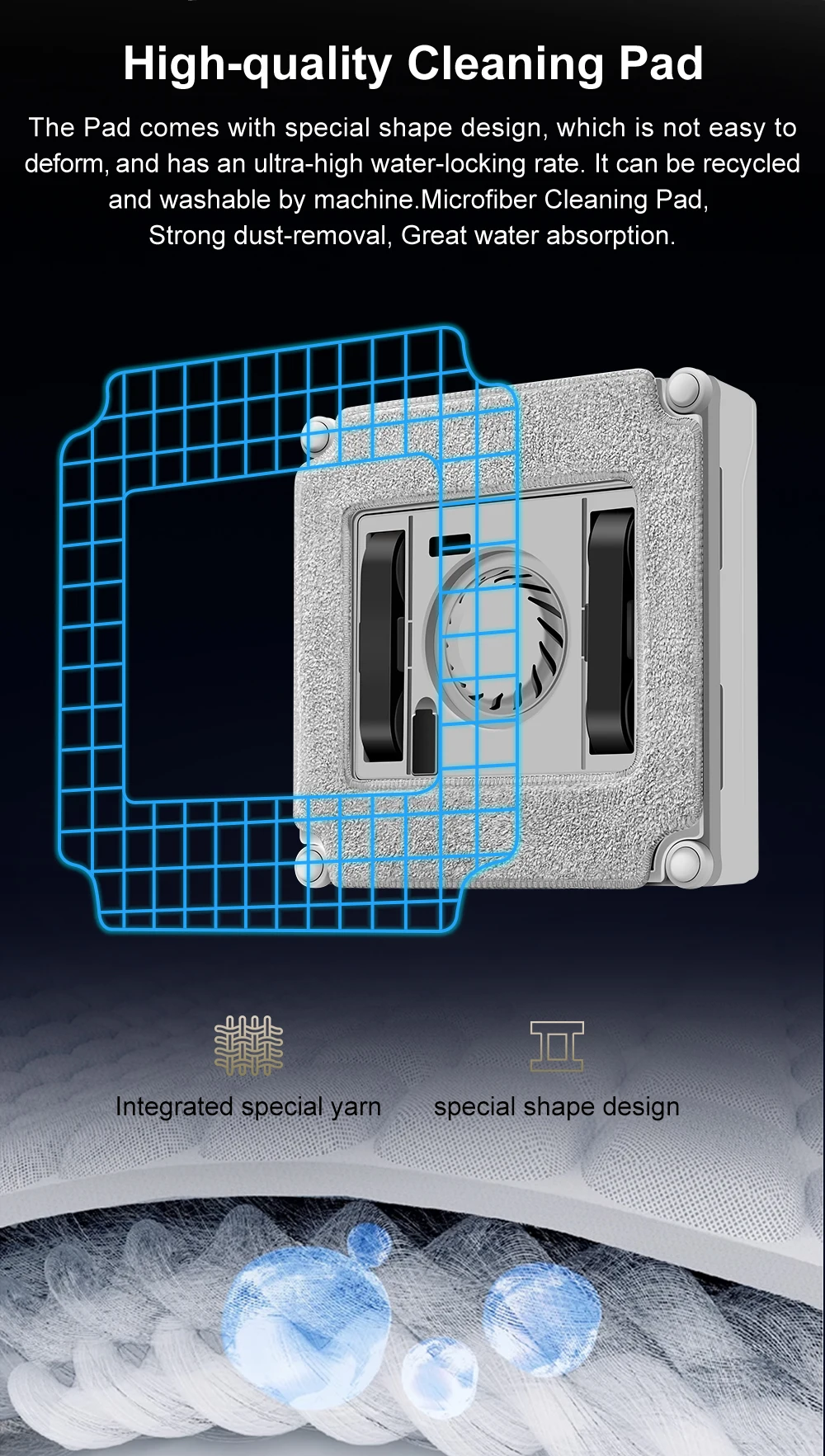WD8 High quality Robot Window glass Cleaner washer with Ultrasonic double-side atomized water Spray oem factory