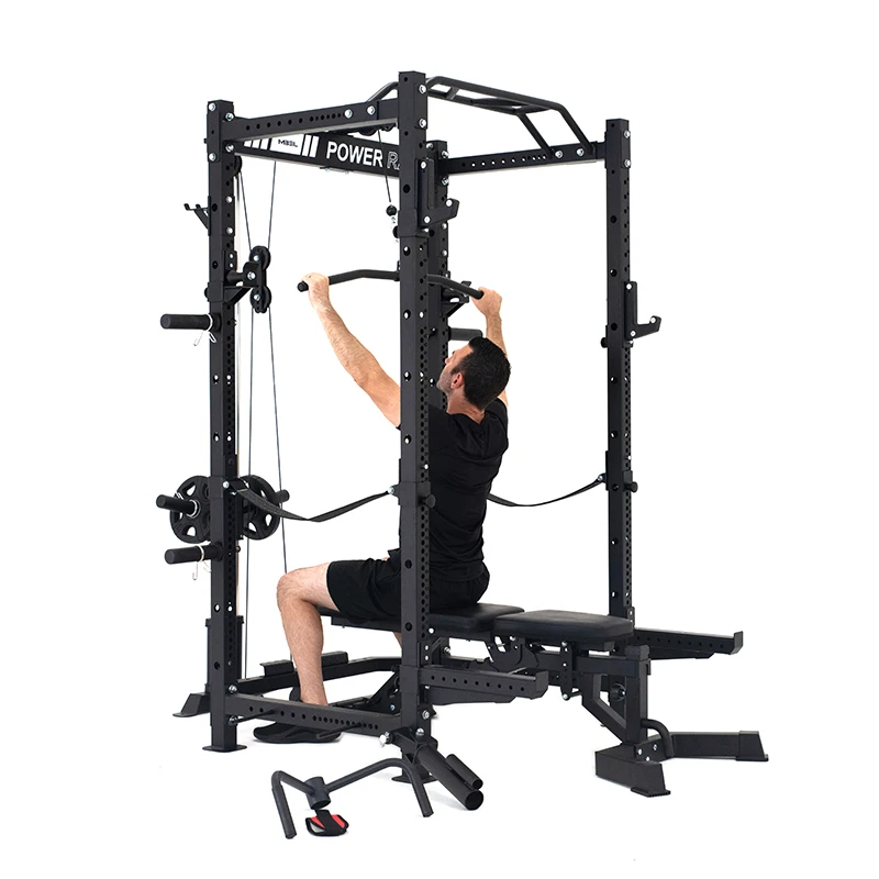 High Quality Gym Equipment Multi Functional Weight Lifting Strength Training Smith Machine Power Cage Squat Rack Station