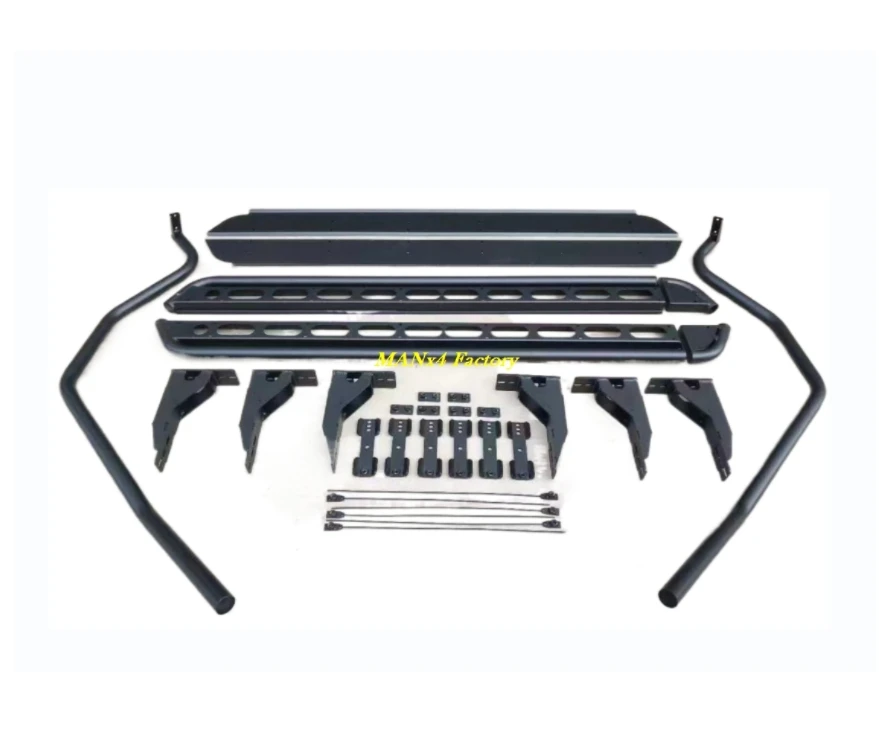 Manx4 Running Board Steel Side Step For Pickup With Guardrails