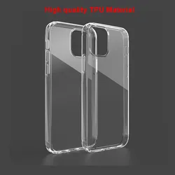 Best Seller Hybrid TPU Acrylic Clear Soft Back Cover Phone Case for iPhone 7 8 Xs Transparent Case for iPhone 11 12 13