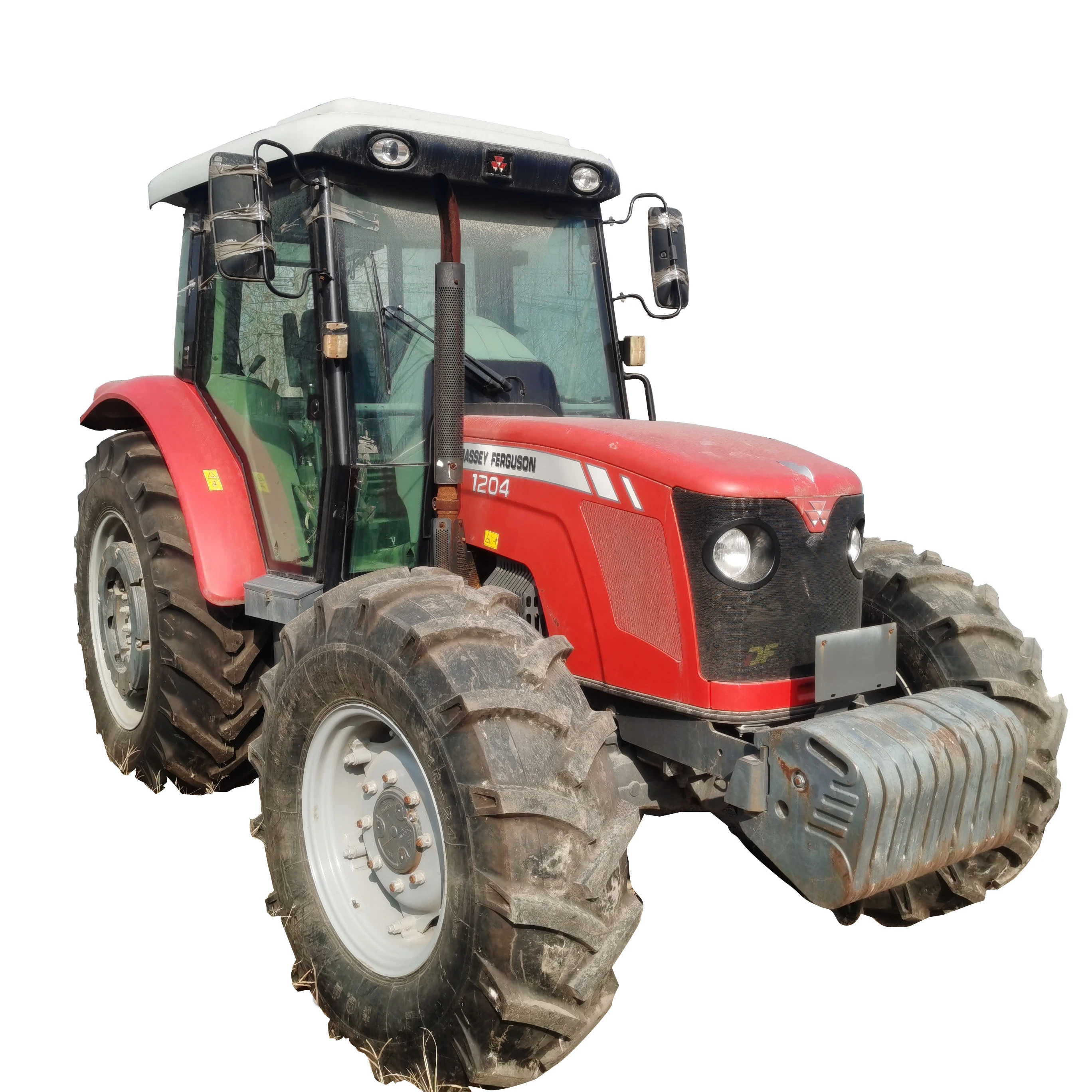 Колесный лошадиный трактор для сельскохозяйственной техники Massey Ferguson 120 л.с. 4WD