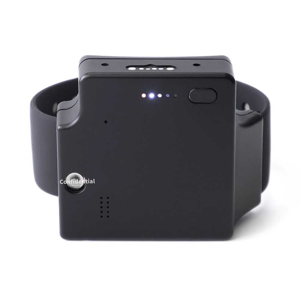 4G parole offenders wristband tracker for prison home arrest location with geo-fence alarm and belt off alarm