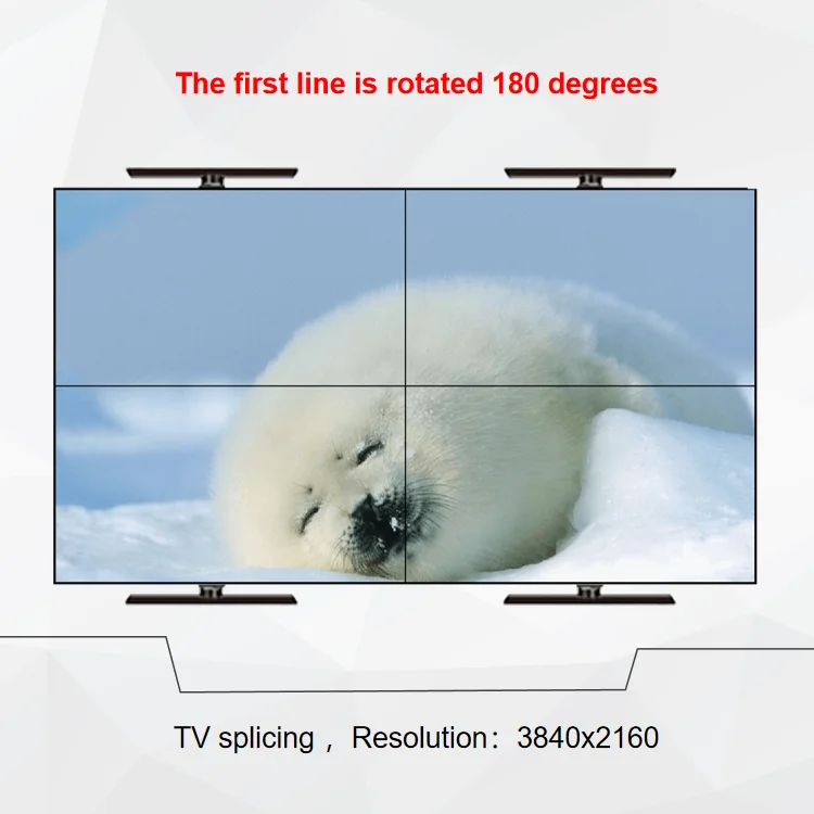 High Quality LCD wall 4k 2x3 2x2 video wall processor IR HDMI Video Wall Controller