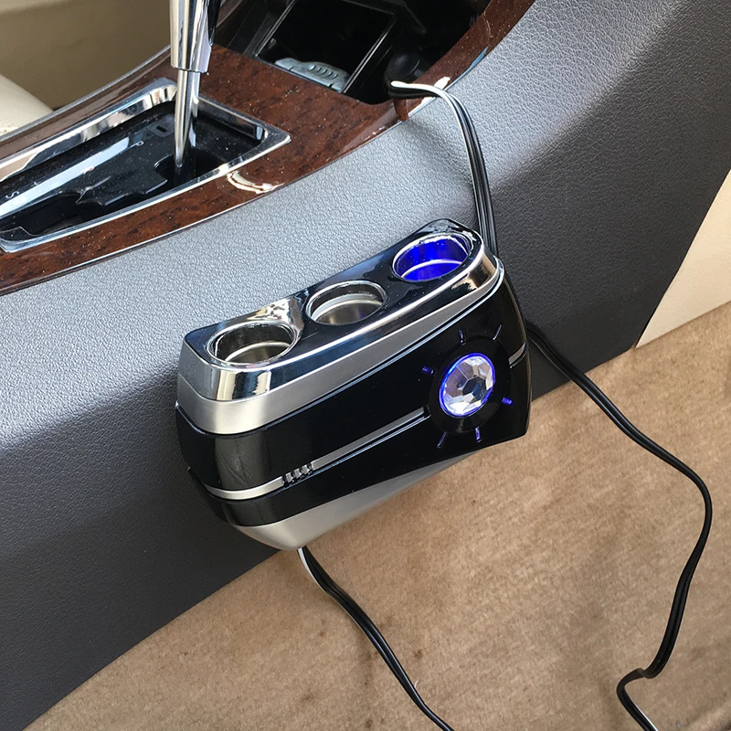 80W 3 way holes 12v 24v 5a DC multiple power socket multiple power socket car lighter power adapter car cigarette lighter socket