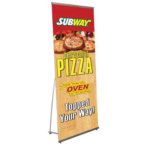 Factory Price Directly Aluminum Cheapest L Shape Banner Stand