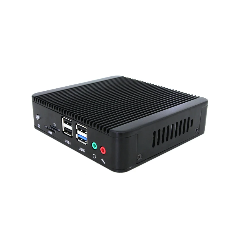 micro home server win7 intel j1900 quad core mini desktop pc for pos home theater with 4gb ram