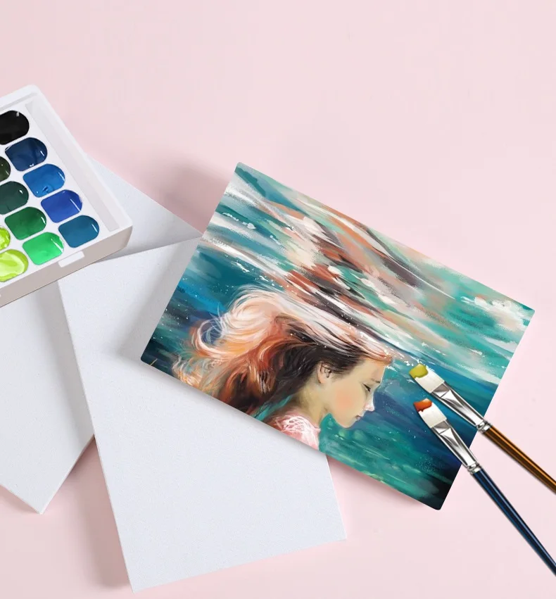 10 шт деревянная рамка велосипеда хлопковая белая натянутым холстом рамка для рисования картины DIY холст для живописи поставки