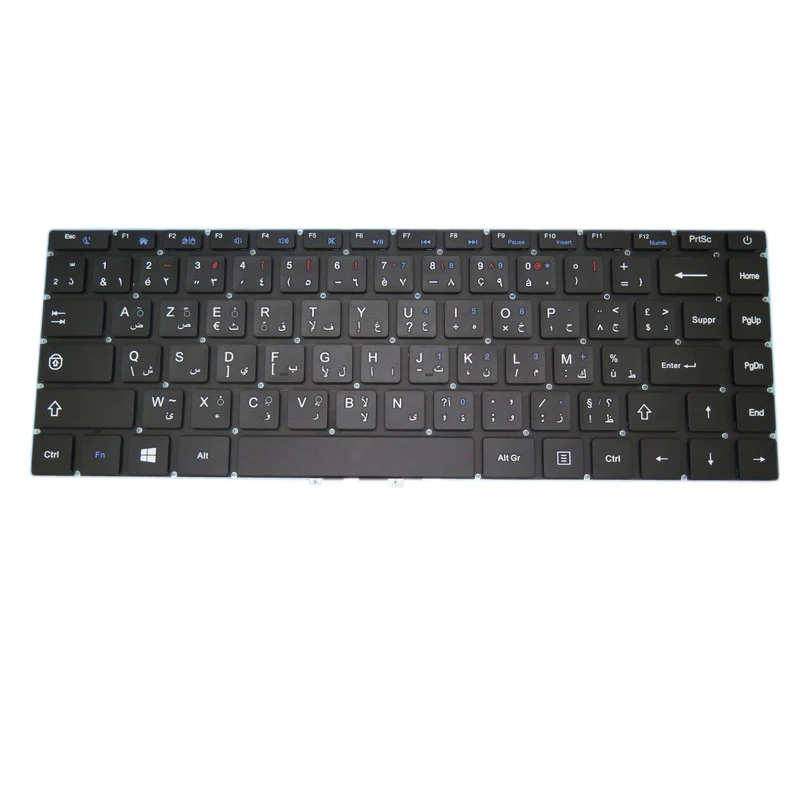 Ноутбук без подсветки версии клавиатуры для MB3181004 XS-HS105 YMS-0177-B французский арабский ARFR черный без рамки