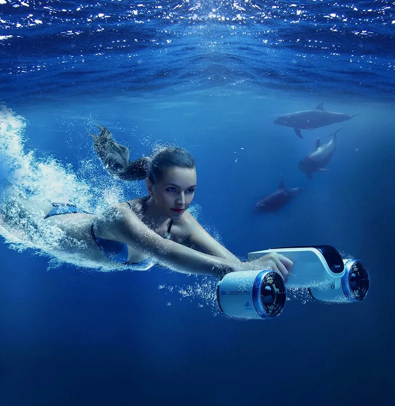 New Version Mix Diving Equipment Underwater Dual Propeller Motor Electric Sea Scooter diving equipment underwater scooter