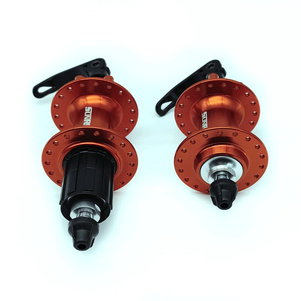 Bicycle Hub Material Aluminum Disc Model with sealed bearing SUNRUN FH-M02 RM-M02 RED MTB alloy hub