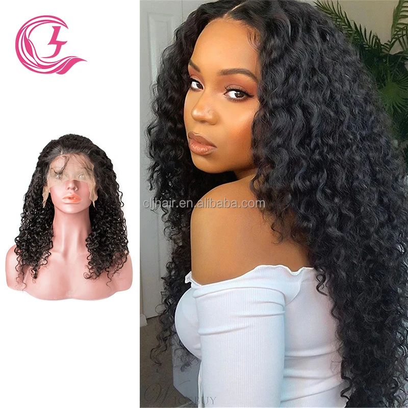 CLJhair Free Sample Perruque Naturel Cuticle Aligned Virgin 180 Density Water Wave Brazilian Human Hair Wig