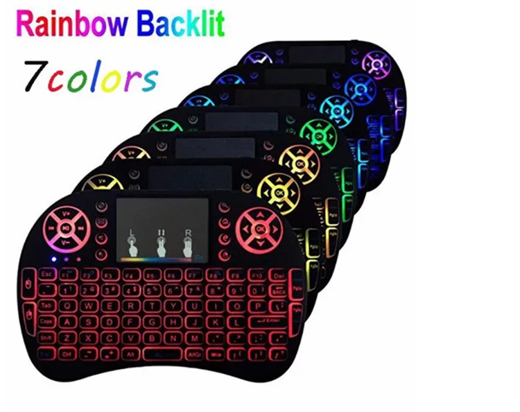 Cheap Price Backlit 2.4G I8 Wireless Mini Keyboard For Smart Tv Android Box