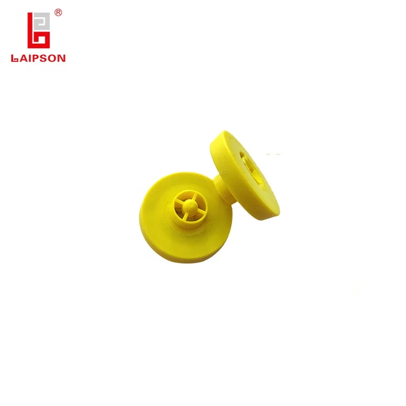 TPU Round 134.2Khz RFID HDX Animal Ear Tag For Cattle Sheep Pig Farm
