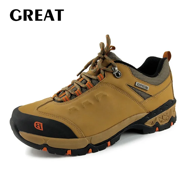 
High Quality Waterproof Steel Toe Hiking Shoes Men Winter Leather Footwear OutdoorHikingTrekkingShoe Hiking Shoes for Man 