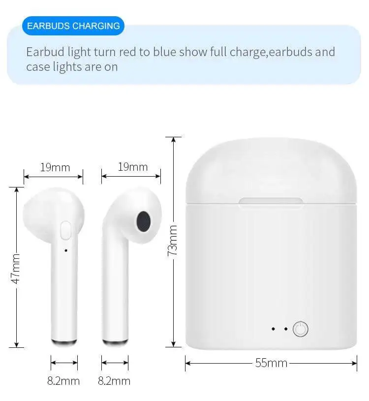 
I7S TWS Mini Wireless Headphone Cheap Price Wireless Ear Buds with Mic 