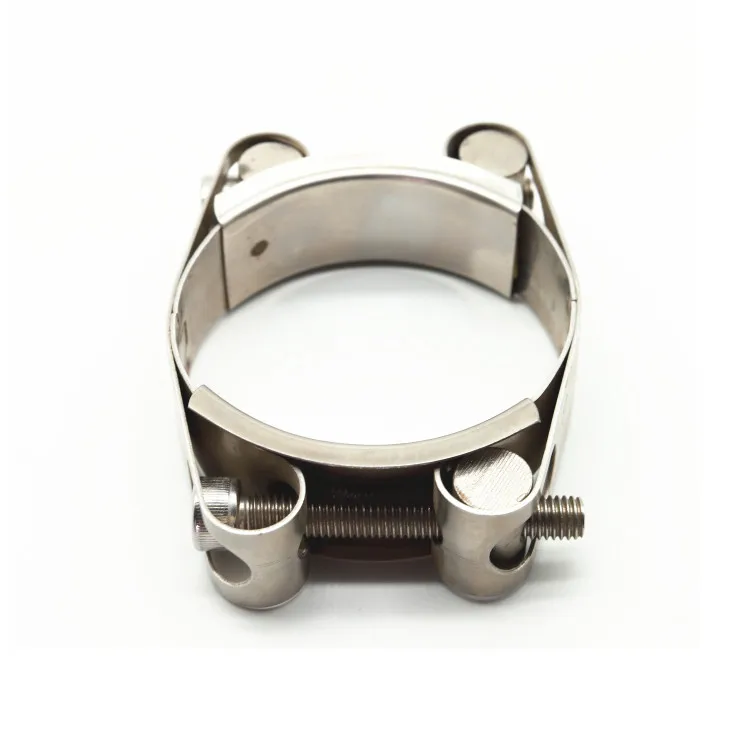 Factory Price Heavy Duty Adjustable Tube Clamps 304 Stainless Steel Robust Hose Clamp