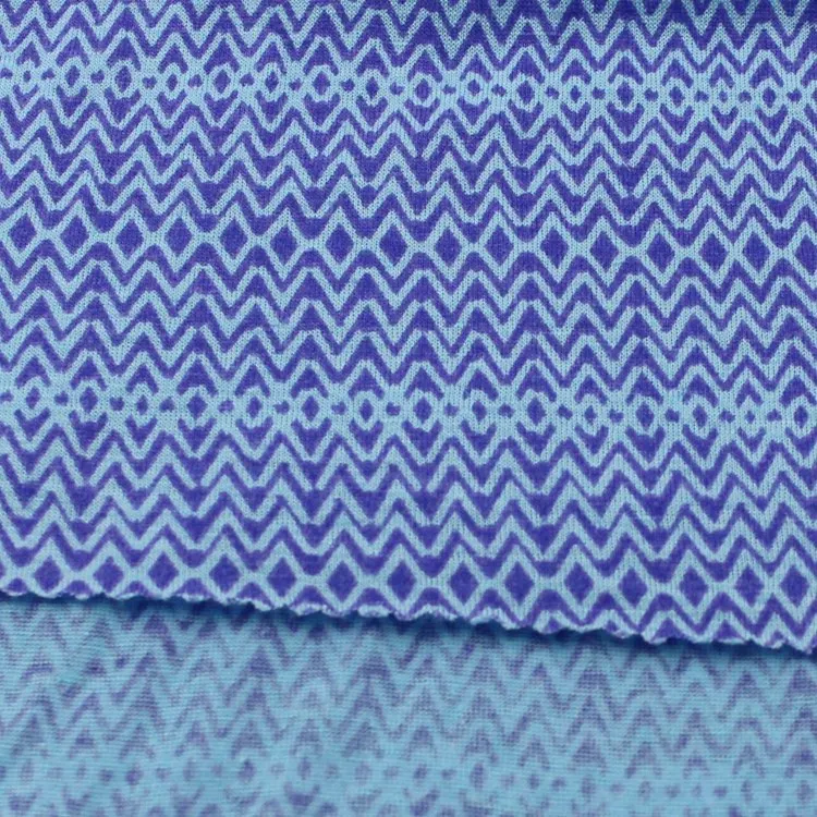 
140cm 150gsm soft knitted 80%rayon 20%linen printed fabric for shirt 