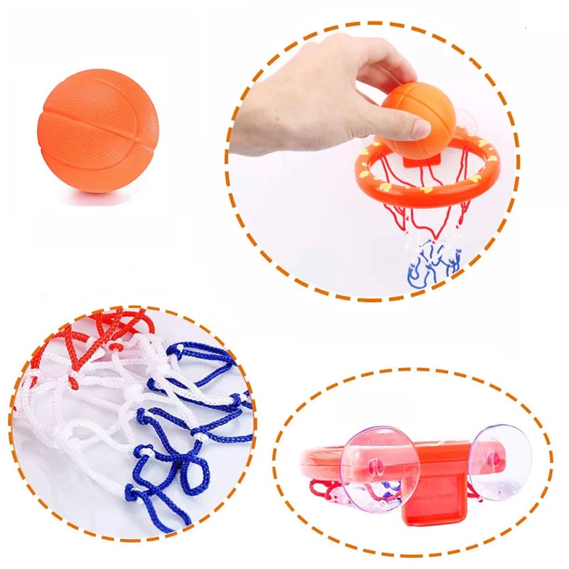 XYB Bathroom sucker basketball box Baby play bath basketball toy Baby mini shot child bath toy