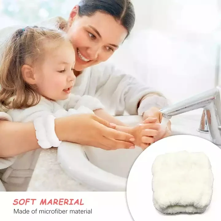 Spa Wrist Washband Wash Towel Scrunchies Hands Absorbent Wristbands Sweatband  For Women Girls
