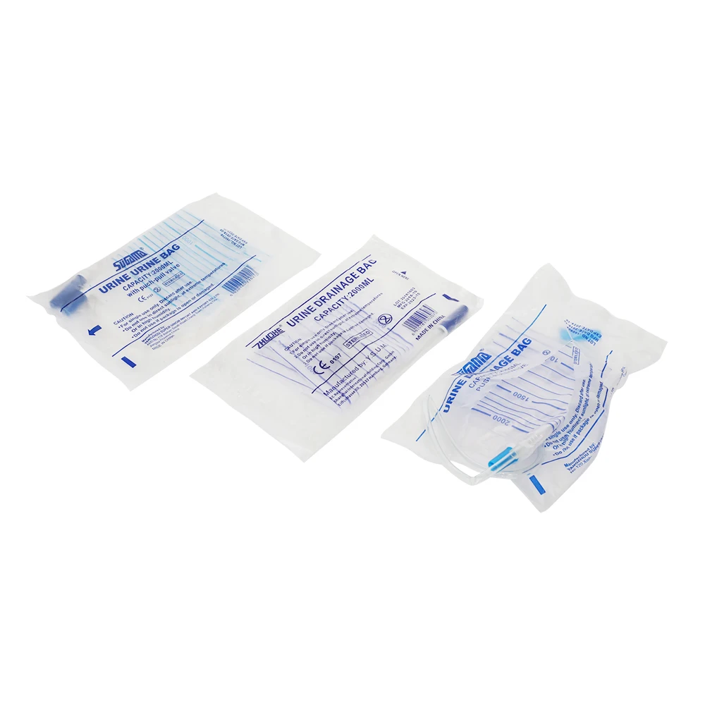 500ml 1000ml 2000ml medical urine drainage bag with pvc material production line