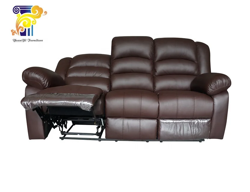 Hot selling 3+2+1 Modern 6 Seater living room full grain leather home theater recliner sofa set