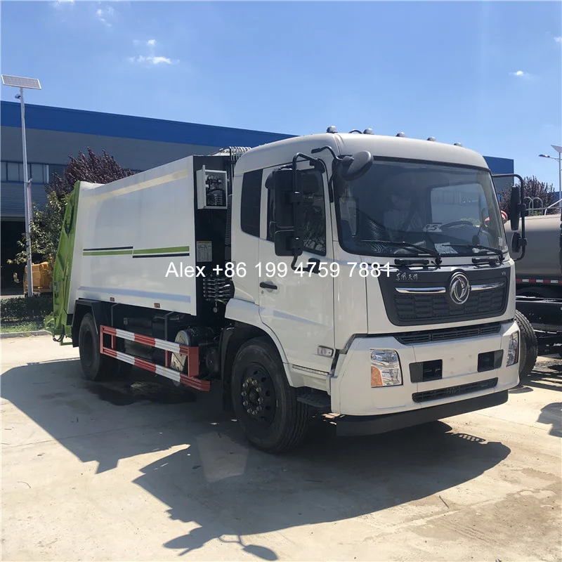 4x2 15000 liters Dongfeng Euro 3 garbage compactor