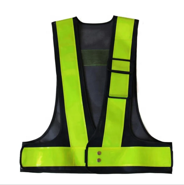 
Cotton Reflective Safety Vest with Pocket Reflective Tape CE Printed LOGO 
