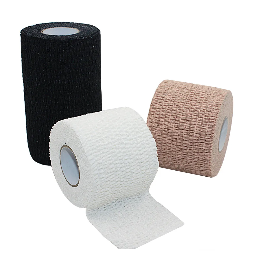 Bulk wholesale custom logo printing LEAB light elastic adhesive bandage